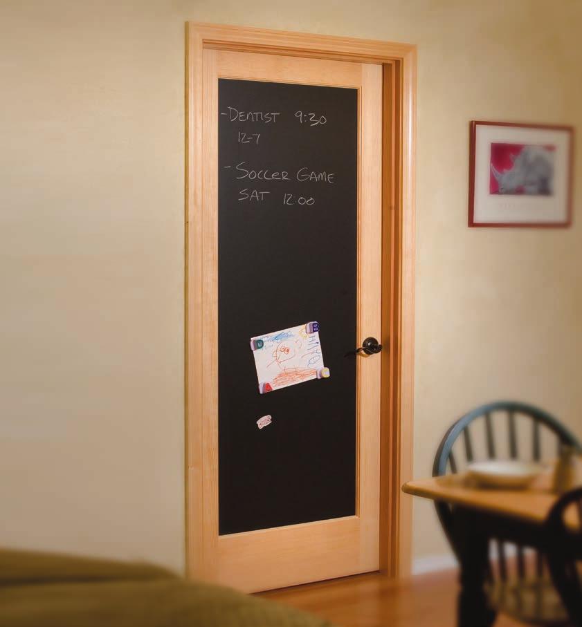 Interior Doors Chalkboard Doors Whimsical and practical, our chalkboard doors add a fun touch to pantries, kids rooms or wherever you could use one.
