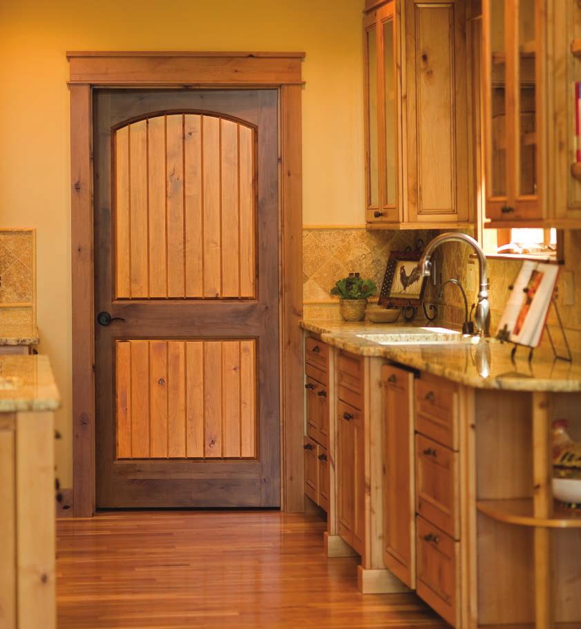 Custom Designed Doors Custom Multiple Species Doors Mix and match your favorite species to create the look that fits your home.