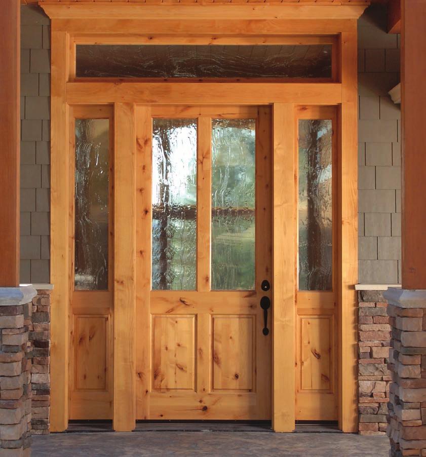 Custom Designed Doors Custom Glass Panel Doors Invite natural light into your home with our custom glass designs.