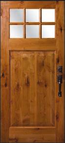 Door 5082-A ARP (3/6 X 8/0) shown in Knotty Alder