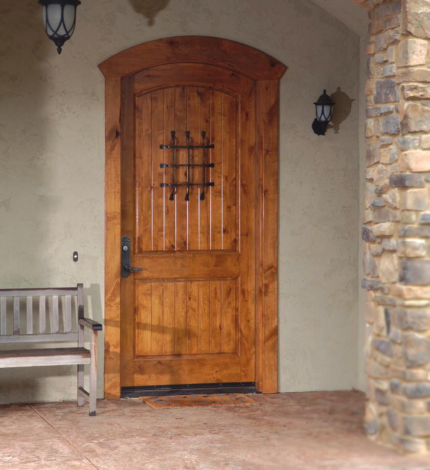 Entry Doors Plank & Speakeasy Doors A nice entrance touch is available in any of our beautiful wood species.
