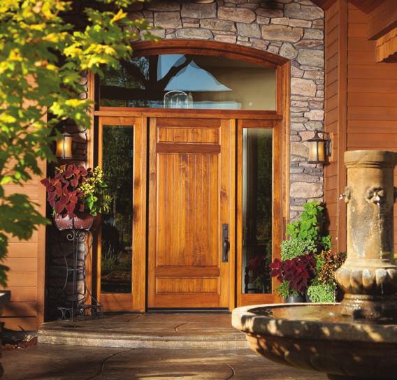 Entry Doors Grooved Panel Doors Choose ornate beaded panel or true v-groove panel doors for a special look.