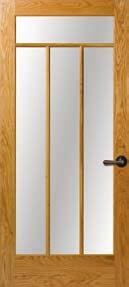 4531 (IG) 1531 (SG) White Oak Entry Doors 84 Door 4583 shown in Mahogany with