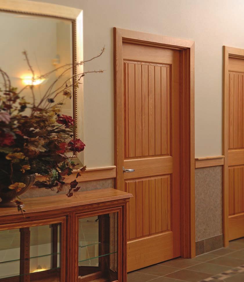 Interior Doors Grooved Panel Doors Take a classic design, add your personal touch with your choice of wood, and you have eye-catching interior doors.