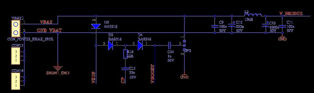 4.1.2. Motor Supply V BRIDGE V BRIDGE is used as supply for the external high side MOSFETs in the driver stage.