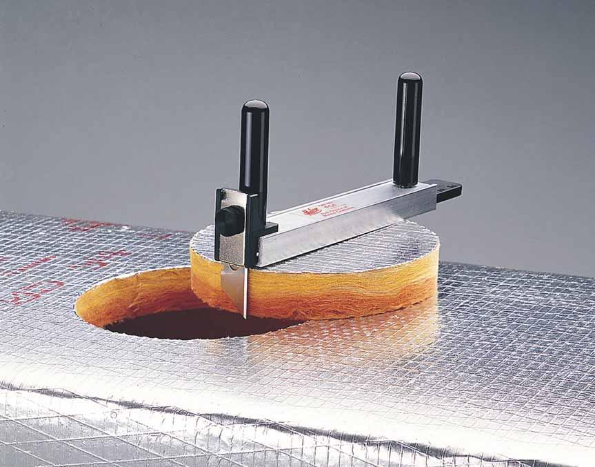 Fiberglass Duct Hole Cutter Fiberglass Duct Tools HVAC-Tools of the Trade FG1 Makes precise holes in ductboard for flex duct take-offs.