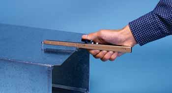 Awls, Scribers & Dividers A60 Adjustable Sheet Metal Scriber #24 Dividers HVAC- Tools of the Trade #18 Measure, mark and scribe trim lines on sheet metal in one easy operation.