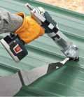 The TurboShearHD also makes angled crosscuts through profiles of metal building panels and stone coated metal shingles. Net Wt. Repl. Description lbs.