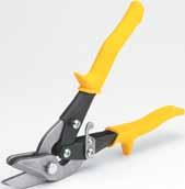 1-1/4 (31.8) GREEN 9-5/8 (245) 15 (425) CAPACITIES ALL AV and DOUBLE CUT SNIPS Material Aluminum Copper Stainless Steel Galvanized Steel Mild Steel 20-Gauge 18- Gauge 16- Gauge Inches (mm).062 (1.57).