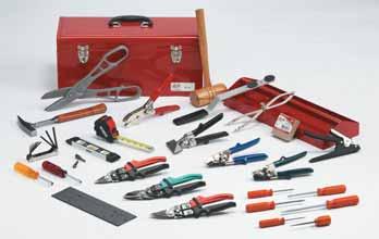 Tool Kits HVAC Deluxe Starter Kit with FREE 1602 Tool Box DSK Description The following 27 tools and FREE Zip-in screws are kitted in a FREE 1602 all steel box with tray 20 x 10 x 9 (51 x 25x 23 cm).
