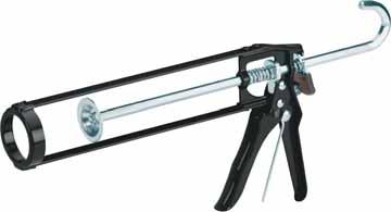 2 (51) 8-1/2 (216) 28 (794) Easy Dispensing Caulking Gun CG18 POWER GRIP with steel trigger. CG10 Slotted front for easy loading.