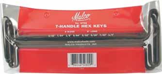6 Long T Handle Keys 8 Sizes (3/32-1/4 ) WT9SG 9 Long T Handle Keys, 8 Sizes (3/32-1/4 ) INDIVIDUAL 9 LONG WRENCHES WT918G 1/8 T-Hex Key 9 long. WT9532G 5/32 T-Hex Key 9 long.