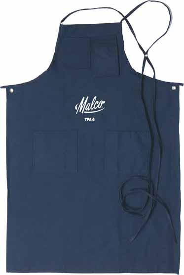 easy hand access. Nylon hammer loop will not bind against hammer handle. Apron also features two small side pockets for tools. Made of 9-10 oz. duck canvas.