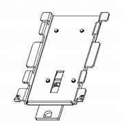 6.4 Selecting Options [ 2 ] Rail mounting bases A rail mounting base allows any of the FRENIC-Mini series of inverter to be mounted on a DIN rail (1.38 in (35 mm wide)). Table 6.