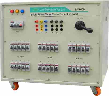 5kW Loading steps : 5 (per Phase) Three Phase Delta Operation Loading steps Switching Technique Mains MCB : 15A (per Phase) : 10.