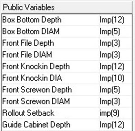 To change these variables go to the Utilities Edit User Created Standards from the Plan or Elevation views Then click on the { DRAWS } -- Harn Impaz Attributes UCS.