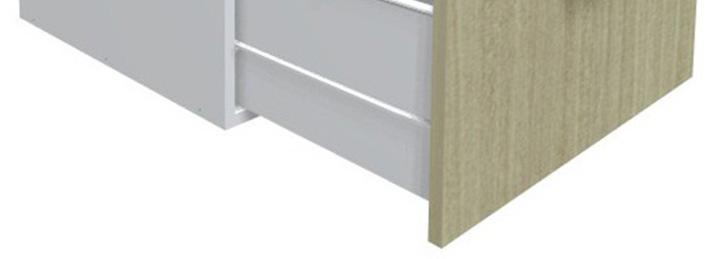 HS Height Single Gallery Option The bottom gallery rail for the HS-Height drawer or
