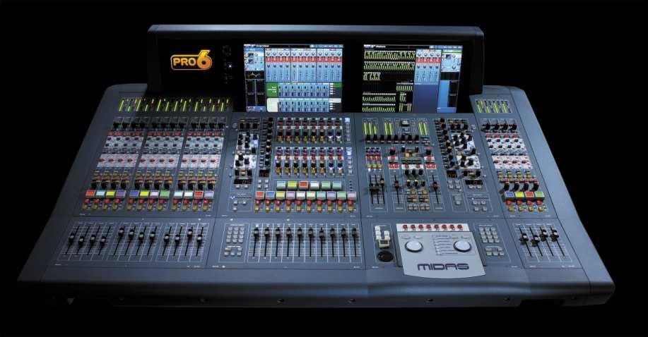 MIXING CONSOLE REQUIREMENTS AND SELECTION (TREVOR) Final Decision Midas Pro6 Max of 80 mix channels,