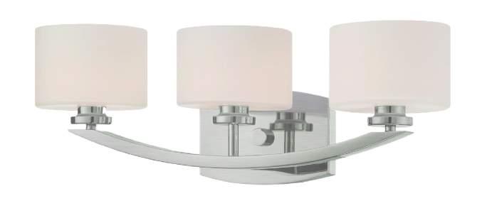 1203 (Chrome) Three Lamp Vanity 20-3/8"W  10202