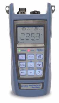 EOT-500 OLTS: Integrating a Power Meter and a Multiwavelength Light Source The EOT-500 Optical Loss Test Set delivers power meter functionalities and your choice of up to three wavelengths from the