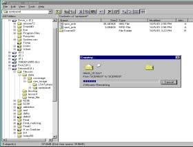 Figure 1-12 File Copy Then Open the IMAGINE programme (see Start IMAGINE programme) Click the Import button, the Import box will appear In the