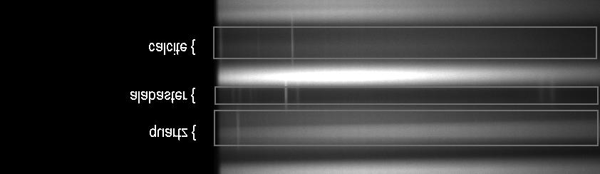 use of a traditional slit in the spectrometer. 4 x 103 1 0 Alabaster 0 1000 2000 3000 Raman shift (cm-1) 4000 Figure 8.