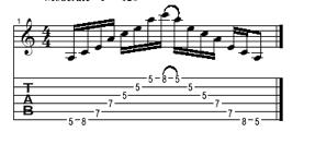 Harmonic minor scale, the minor Major seventh