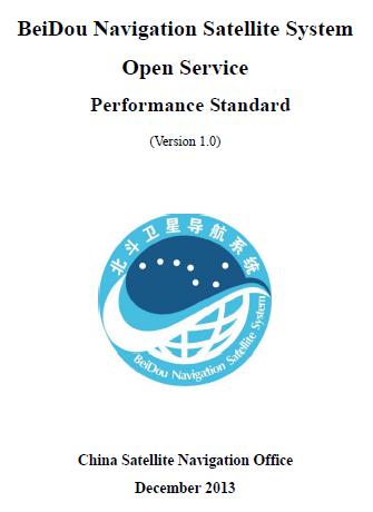 Published Document Related technical documents BeiDou Open Service Performance Standard (version 1.