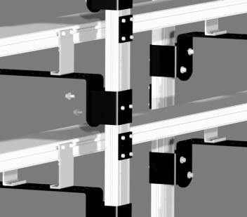 AN O R Figure 20 3. Loosen tier tie bracket screws (P of Figure 21).