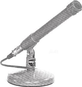 MICROPHONES COLLINS M -20 MICROPHONE This small and rugged lavalier microphone frees hands in one -man speaking situations such as weather shows and demonstrations.