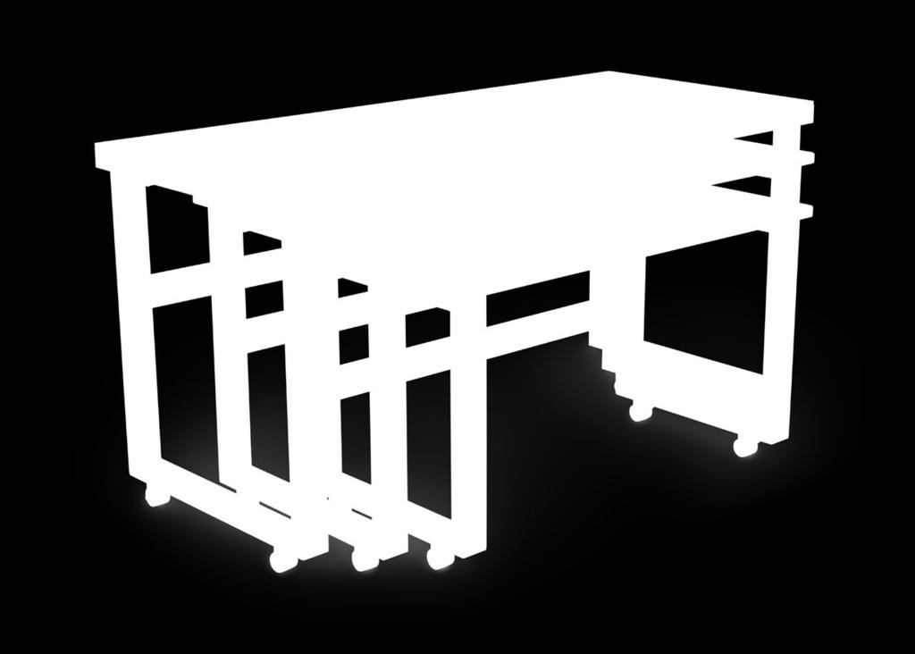 Medium Table: Quartz Top- Via Augusta Silver Legs Standard