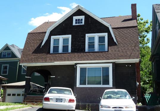 9] SHINGLE STYLE porch under main roof line wall cladding and roofing of continuous wood