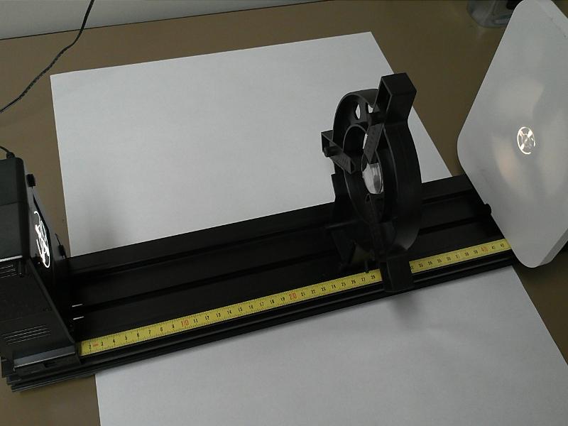 .: Thin lens equipment setup Figure 5.2.