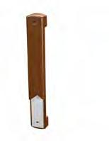 NO BOARDS TO REPLACE NO PAINTING Steel reinforced bar (back view) Stability bars prevent rail from buckling One-Piece