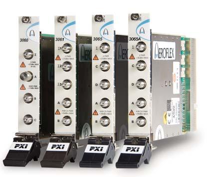 Application Note Extending test capabilities of the PXI 3000 RF test solution with 3060 Series RF combiner modules The purpose of this application note is to present the use of the 3060 Series PXI RF