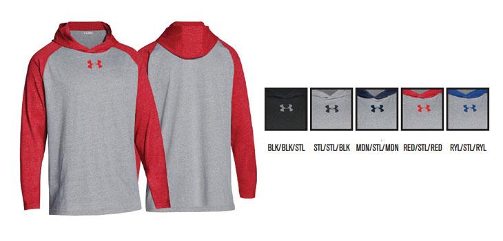 UA HUSTLE FLEECE 1/4 ZIP Ultra soft, mid-weight cotton blend fleece with brushed interior for extra warmth.