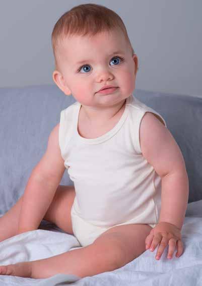 94% Organic Cotton 6% Polyester / Certified to the OCS) / Sizes (months): 3-6, 6-12, 12-18 / / / NAVY/ (/ ONLY) BZ39 Baby Organic Vest Bodysuit Soft and