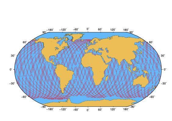 ionospheric TECs derived from the satellite altimeters.