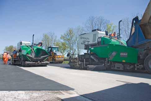 Range of Applications Wide Range of Applications The is a sophisticated piece of equipment for versatile application. The machine is ideal for paving thin wearing course.