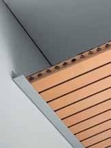 Accessories A range of standard edge finishing profiles is available