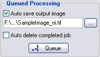 You can select to Auto save output image and specify Output image file name for auto save using the button.