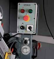 saw S 285DG Metal band saw with double mitre-swivelling saw bow for economic and precise working Heavy casting type Limit stops exactly adjustable within an accuracy of a degree Automatic switch-off