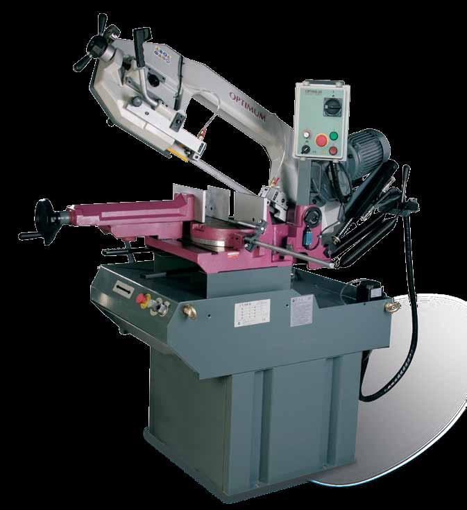 saw S S 310DG Vario Metal band saw with double mitre, rotary table with infinitely variable saw band speed for economic and precise working