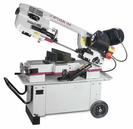 saw S 181G The metal belt saw for demanding sawing with gearbox and 3 sawing speeds User-friendly safety switch for IP 54 with low-voltage release Solid casting type Silent operation With high-grade