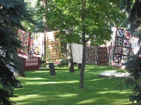 Crescent Park Quilt Festival Join us for this fun filled day wandering outdoors through the quilts hung among the trees blowing gently in the wind. Shop the Merchant mall!