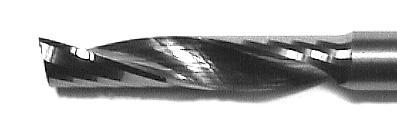 One Flute Engraver Mills Flute Design Appearance 1/8 Shank x 4-1/2 Long Cutting Diameter Flute Length 0.0625 3/16 GS1-4/8 0.0781 3/16 GS1-5/8 0.0937 1/4" GS1-6/8 0.