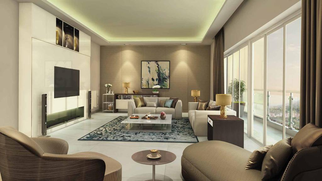 Rendered Image Disclaimer : The common areas and amenities available for the entire Project are not specific for any