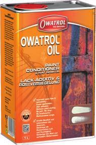 As with Owatrol Oil the rusted surface must be clean, free of grease, dirt and other contamination and must have any loose and flaking rust removed but that is where the difference stops.