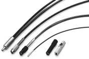 LLBEF Fibre-optic cables Fibre-optic cable proximity system Characteristics Highly flexible Small bending radii Fibre-optic cables can be shortened easily with cuting device (supplied with equipment)