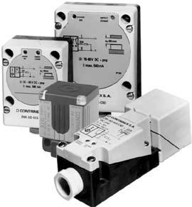 according to NAMUR (DIN / EN 19). All -wire models are available in N.O. and N.C. configurations; a output state indicator is standard.
